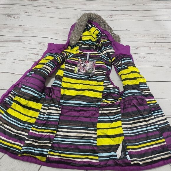 Burton Jacket Vest Size XS Dry Ride Hoodie Zip Up - Picture 3 of 7